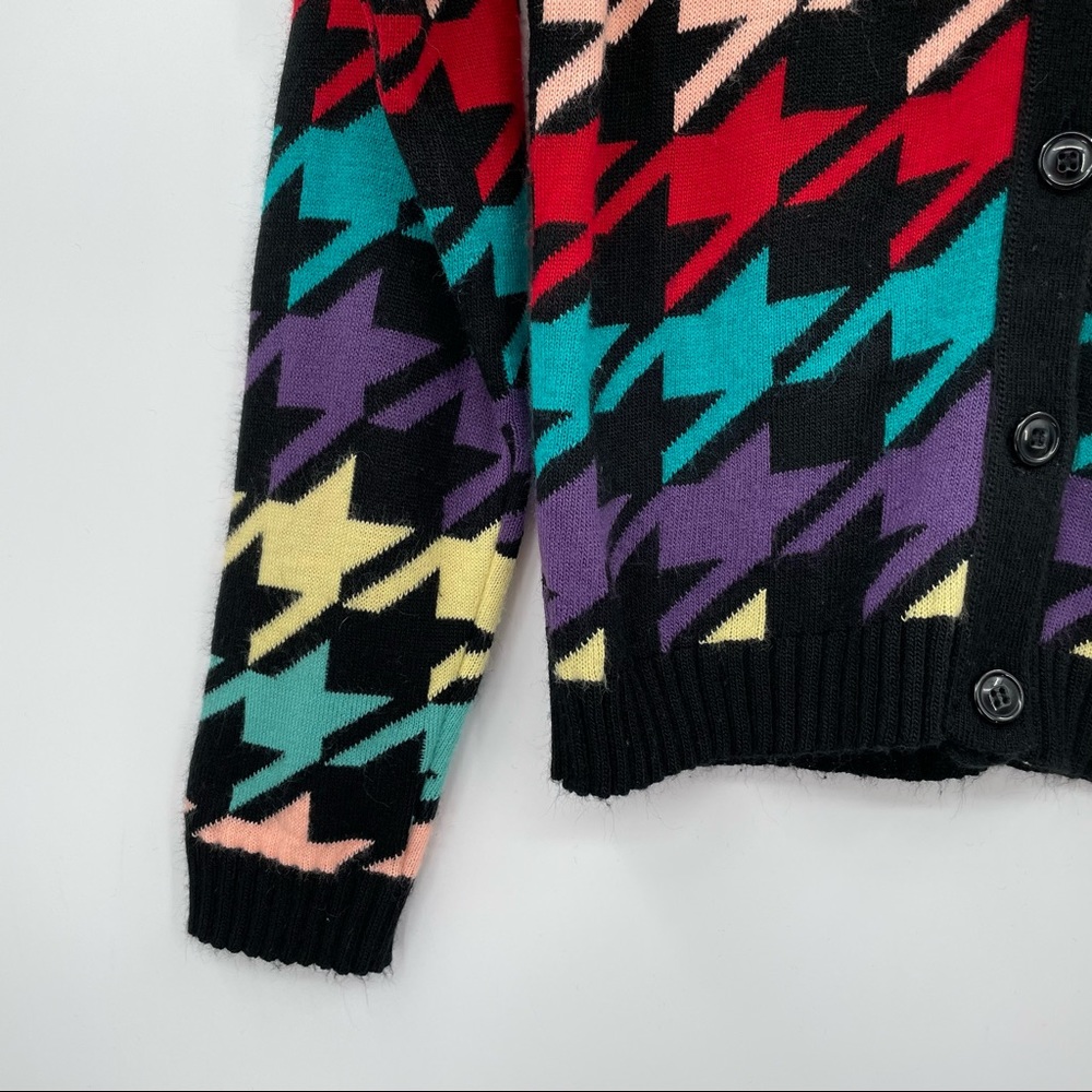 ASOS Multicolor Houndstooth Cardigan - Picture 6 of 13